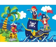 Associated Weavers Vaikiška antklodė Piratai 120x80