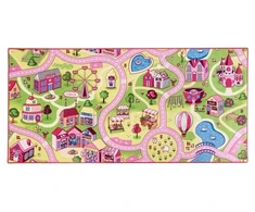 Rebel Roads Legetæppe - Rožinė Tivoli - 95 x 200 cm