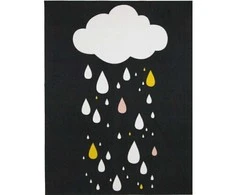 Associated Weavers Vaikiškas kilimas „Raindrops De Luxe“ 95x125