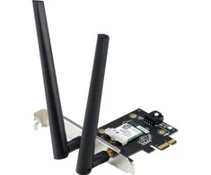 ASUS PCE-AXE5400 PCI-E tinklo adapteris AXE5400 trijų dažnių juostų, 2 išorinės antenos