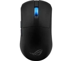 ASUS ROG Harpe Ace Mini belaidė žaidimų pelė, optinis jutiklis, 42,000 DPI, 5 mygtukai, juoda, abiejų rankų, USB Type-C ir Bluetooth ryšys