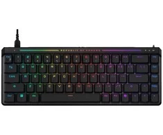 Klaviatūra ASUS ROG Falchion Ace HFX, 65%, su laidu, USB, Magnetic-mechaninė key switch, RGB LED, Juodas