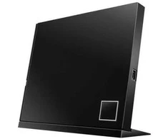 ASUS SBW-06D2X-U, Juodas, Nešiojamas kompiuteris, Blu-Ray DVD Combo, USB 2.0, 2 MB, 80,120 mm