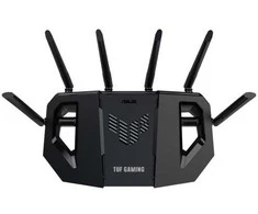 Asus | Dual Band WiFi 7 Extendable Gaming Maršrutizatorius | TUF Gaming BE6500 | 802.11be | 6500 Mbit/s | Ethernet LAN (RJ-45) jungtys 4 | Tinklelio palaikymas Taip | MU-MiMO Taip | Antenos tipas Išorinė fiksuota | 1