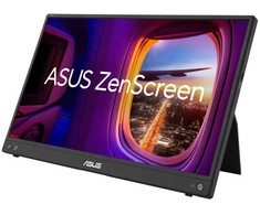 ASUS ZenScreen MB16AHV nešiojamas monitorius, 15,6 colio, „Full HD“ IPS, HDMI, USB, C tipo, mėlynos šviesos filtras, apsaugantis nuo akinimo.