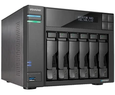 Serveris Asustor Asustor LOCKERSTOR 6 Gen2 NAS stalinis Intel® Celeron® N5105 8 GB DDR4 HDD ADM Juodas