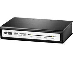ATEN 2 prievadų HDMI garso/vaizdo skirstytuvas 4Kx2K, HDMI, 2x HDMI, 4096 x 2160 pikselių, juodas, metalinis, 4K Ultra HD