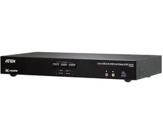 ATEN 2 prievadų USB 3.0 4K HDMI dviejų ekranų KVMP™ komutatorius, 4096 x 2160 pikselių, 4K Ultra HD, 3,17 W, juodas