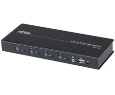 ATEN 4 prievadų USB KM perjungiklis, juodas