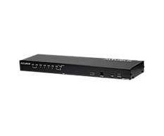 ATEN 8 prievadų Cat 5e/6 KVM komutatorius, 1920 x 1200 pikselių, Ethernet LAN, WUXGA, 5,1 W, juodas