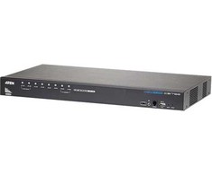 ATEN 8 prievadų USB - HDMI KVM jungiklis su USB periferinių įrenginių prievadu, 1920 x 1200 pikselių, WUXGA, 8,56 W, juodas