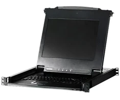 ATEN CL1000M, 1280 x 1024 taškų, montavimas į stelažą, 16 W, 1U, juodas