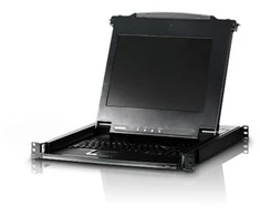 Valiklis Aten KVM Slideaway konsolė 17 colių LCD