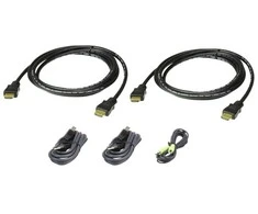Aten 2L-7D02UHX5 USB HDMI dvigubas kabelis