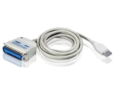 Aten USB lygiagretus adapteris, Centronics36 -> USB vyriškos jungtys. Kabelio ilgis 1,8m