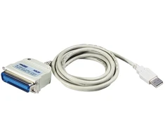 Aten USB lygiagretus adapteris, Centronics36 -> USB vyriškos jungtys. Kabelio ilgis 1,8m