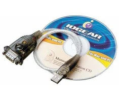 ATEN USB prievado – nuosekliojo prievado keitiklis, nerūdijantis plienas, permatomas, juodas, 0,35 m, USB A tipo, DB-9, kištukas, kištukas