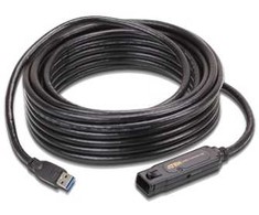 ATEN USB 3.1 Gen1 prailginimo kabelis (10 m), 10 m, USB A, USB A, USB 3.2 Gen 1 (3.1 Gen 1), 5 Gbit/s, juodas