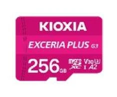 Karta „Kioxia“ 256 GB UHS-I U1 Micro SD atminties kortelė su adapteriu