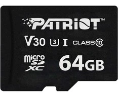 Atminties Kortelė - Patriot VX Serija 64GB V30 Klasė 10 UHS-I U3 4K UHD