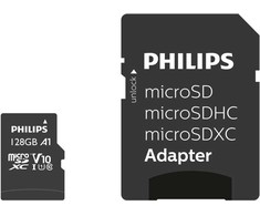 Atminties kortelė Philips FM12MP45B/00, 128 GB, „Micro SDXC“, 10 klasė, UHS-I, 1 klasė (U1), V10
