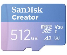 Atminties kortelė „Sandisk“ SD kortelės atmintis „Sandisk Creator MicroSD 512GB“