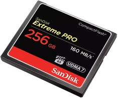 Atminties kortelė SanDisk Extreme Pro CompactFlash, 256 GB
