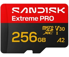 Atminties kortelė SANDISK MicroSD Extreme Pro 256GB