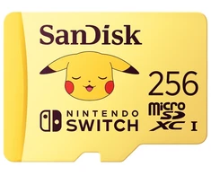 Atminties kortelė „Nintendo Switch“ „Micro SDXC“ 256 GB, 10 klasės UHS-I/U1 (SDSQXAO-256G-GN6ZK) kortelė, SanDisk