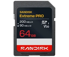 Atminties kortelė Karta SanDisk EXTREME PRO SD UHS-I 64GB sd