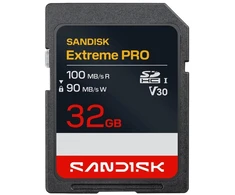 Atminties kortelė Karta SanDisk Extreme PRO SDHC 32 GB Class 10 UHS-I/U3 V30 (SDSDXXO-032G-GSCIN)