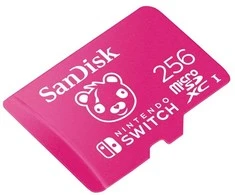 Atminties kortelė SANDISK Nintendo MicroSD UHS I kortelė – Fortnite leidimas, „Cuddle Team“, 256 GB