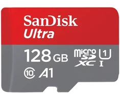 Atminties kortelė „SanDisk Ultra 128 GB Micro SDXC UHS-I Class 10“ atmintis
