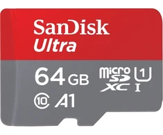 Atminties kortelė SanDisk Ultra 64 GB Micro SDXC UHS-I Class 10