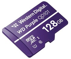 Atminties kortelė Sandisk Western Digital WD Violetinė SC QD101, 128 GB, Micro SDXC, Class 10, Class 1 (U1), Violetinė