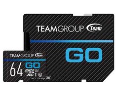 Atminties kortelė Team Group Karta TeamGroup Go Micro SDXC 64 GB 10 klasės UHS-I/U3 V30 (TGUSDX64GU303)