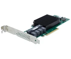 ATTO 16-Port Internal 12Gb SAS/SATA to x8 PCIe 4.0 Host Bus Adapteris Low