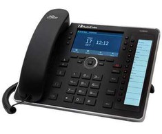 AudioCodes 445HD, IP telefonas, juodas, laidinis ragelis, SIP informacija, 8 linijos, mygtukai