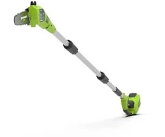 Grandininis pjūklas Aukštapjovė Greenworks G24PS20K2; 24 V; 1x2,0 Ah akum.