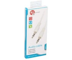 Ausinės All Ride „Allride Connect 2.0“ garso kabelis su 3,5 mm mini jungtimi, 1,2 m, baltas