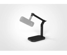 Ausinės „Elgato Wave“ stalo stovas, studijinis tvirtinimo elementas, stalinis mikrofono stovas, juodas, metalinis, 1/4 colio, 360°, 1,88 kg