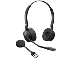 Gn Audio „Jabra Engage 55 SE“ – USB-A UC stereofoninės ausinės, EMEA/APAC, belaidės, 40–16000 Hz, biuro / skambučių centro ausinės, 83 g, ausinės su mikrofonu, juodos