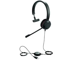 Ausinės JABRA EVOLVE 30 II MONO MS USB - C/A ADAPTERIS