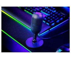 Ausinės Razer Seiren V3 Mini, stalo mikrofonas, 110 dB, 20–20000 Hz, 24 bitų, 96 kHz, -36 mV/Pa
