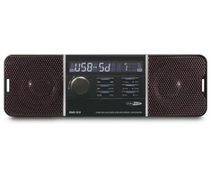 Automagnetola Caliber RMD213 1-DIN su įmontuotais garsiakalbiais