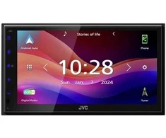 Automagnetola JVC KW-M695DBW Automobilinis radijas su Apple CarPlay / Android Auto, DAB+ ir Bluetooth