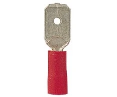 Avant Denmark As Kabelio antgalis, raudonas, plokščias, kištukas, 0,5–1,5 mm², 10 vnt.