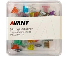 Avant Denmark As Saugiklių asortimentas Žemo profilio mini saugiklis (ACN)