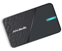 Ausinės „AVerMedia“ vaizdo įrašymo plokštė GC311G2 / „Live Gamer MINI“, juoda