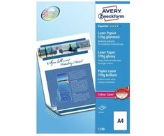 Avery Zweckform FOTOPOPIERIUS A4/170G Blizgus IŠ ABEJŲ PUSŲ DENGTA Baltas AVERY ZWECKFORM 200 LAPŲ